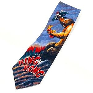 Vintage Unused Golden House Silk King Kong Tie